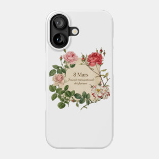 International Women's Day Floral Celebration Phone Case