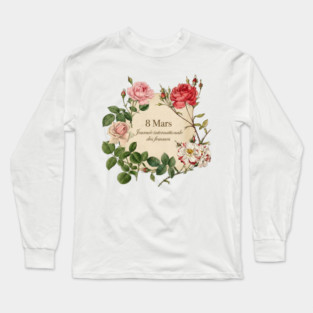 International Women's Day Floral Celebration Long Sleeve T-Shirt
