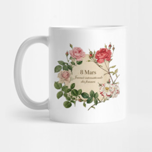 International Women's Day Floral Celebration Mug