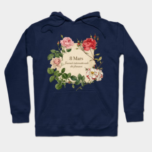 International Women's Day Floral Celebration Hoodie