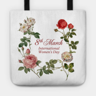 Floral International Women's Day, 8th March Tote