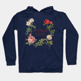 Floral International Women's Day, 8th March Hoodie