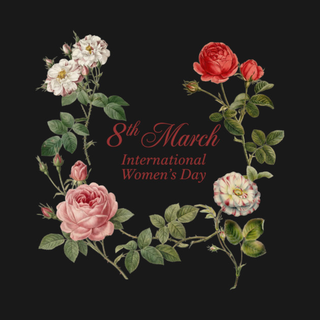 Floral International Women's Day, 8th March by Art2Wear