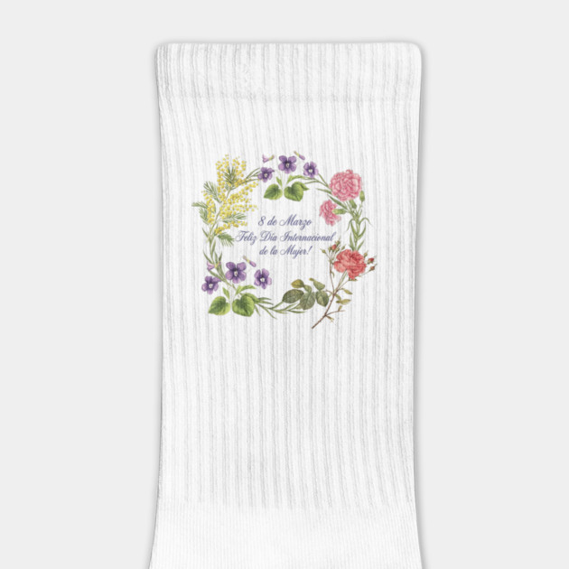 Floral Wreath International Women's Day Celebrate by Art2Wear