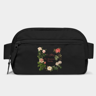 International Women's Day Floral Graphic Design Bag
