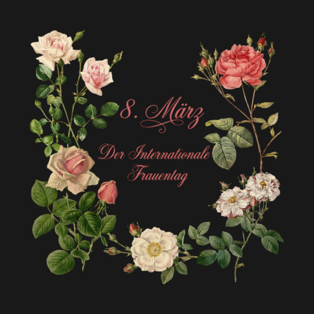 International Women's Day Floral Graphic Design by Art2Wear