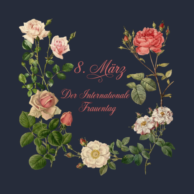 International Women's Day Floral Graphic Design by Art2Wear