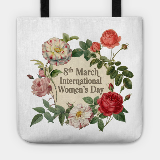 International Women's Day Floral Celebration Tote by Art2Wear
