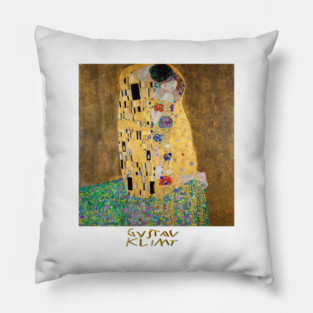 The Kiss by Gustav Klimt Art Collection Wearable Pillow