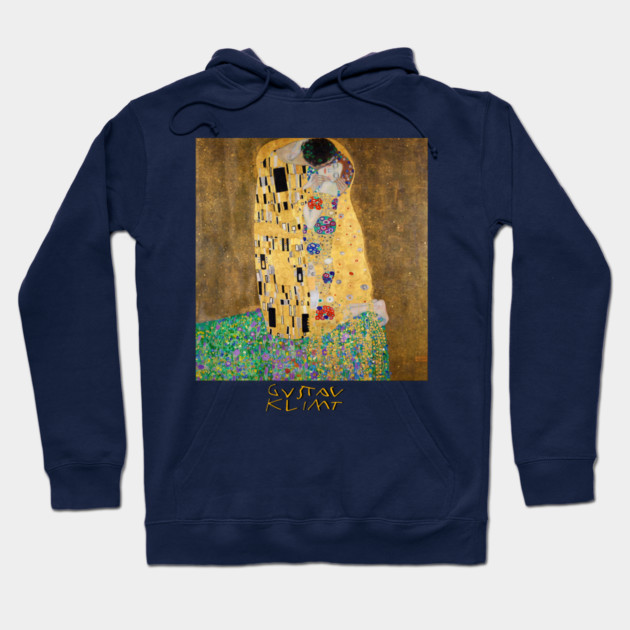 The Kiss by Gustav Klimt Art Collection Wearable Hoodie by Art2Wear