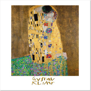 The Kiss by Gustav Klimt Art Collection Wearable Posters and Art