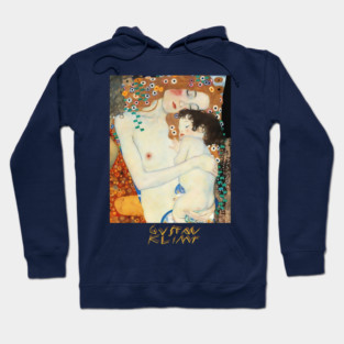 Gustav Klimt Mother and Child Art Nouveau Painting Hoodie