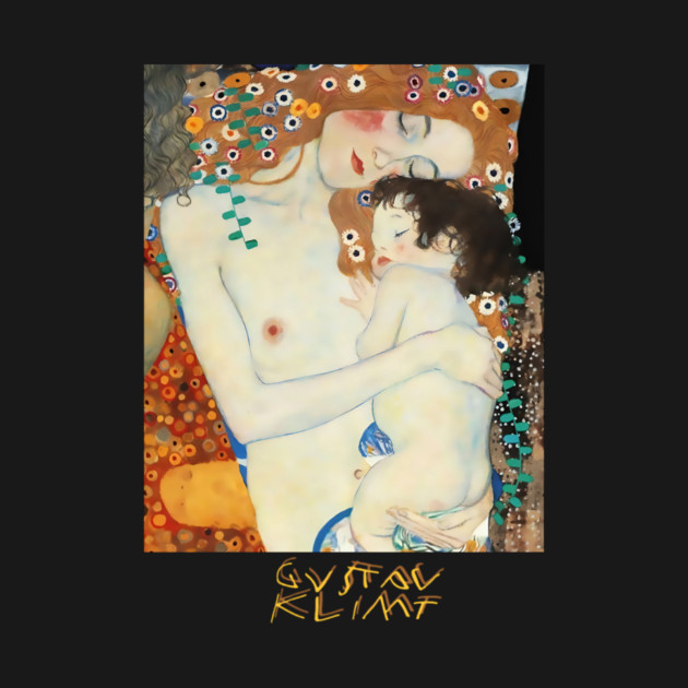 Gustav Klimt Mother and Child Art Nouveau Painting by Art2Wear