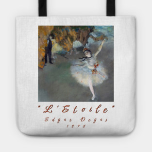Edgar Degas - The Star (Dancer on Stage) Painting Tote