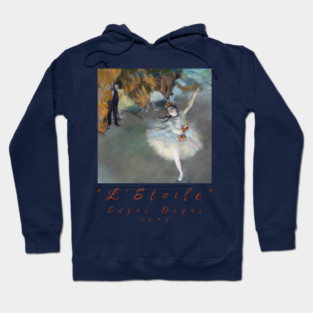 Edgar Degas - The Star (Dancer on Stage) Painting Hoodie
