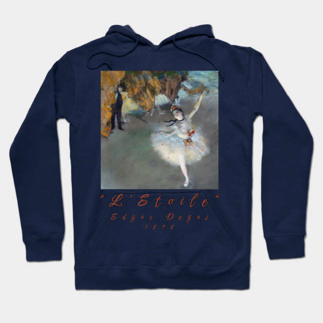 Edgar Degas - The Star (Dancer on Stage) Painting Hoodie by Art2Wear