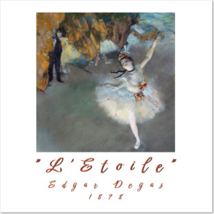 Edgar Degas - The Star (Dancer on Stage) Painting Posters and Art