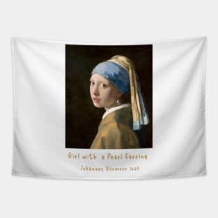 Iconic Art - Girl with a Pearl Earring Vermeer Tapestry