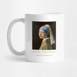 Iconic Art - Girl with a Pearl Earring Vermeer Mug