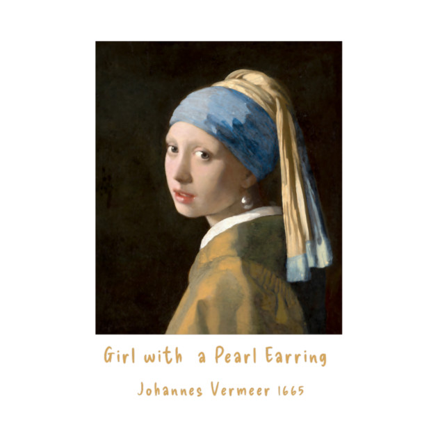 Iconic Art - Girl with a Pearl Earring Vermeer by Art2Wear
