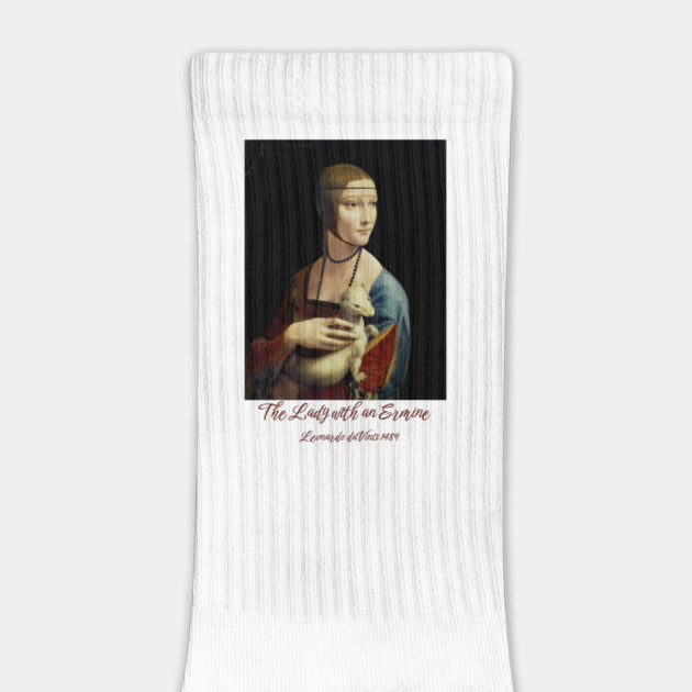 Leonardo da Vinci's The Lady with an Ermine Portrait by Art2Wear