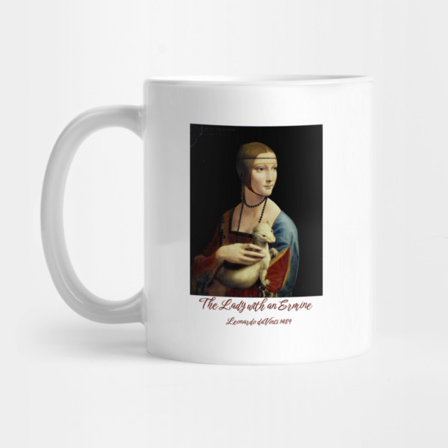 Leonardo da Vinci's The Lady with an Ermine Portrait by Art2Wear