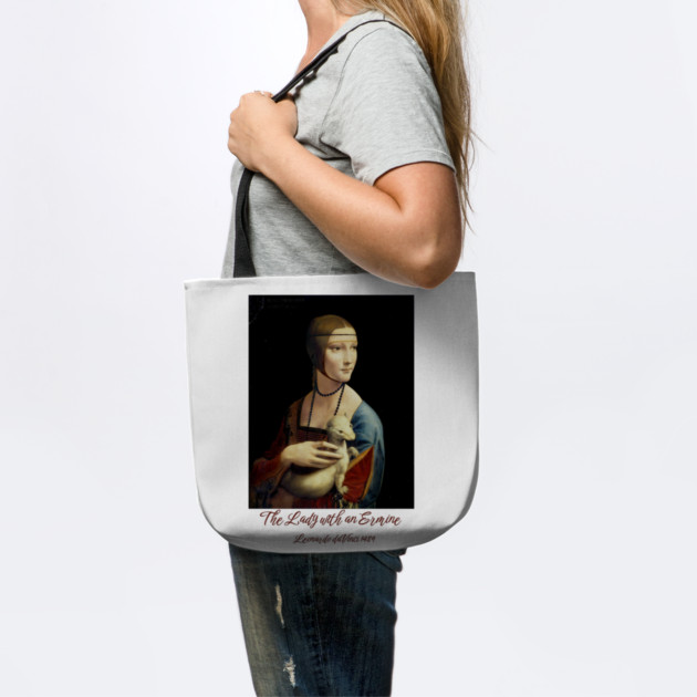 Leonardo da Vinci's The Lady with an Ermine Portrait by Art2Wear