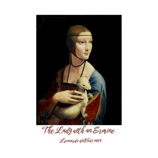 Leonardo da Vinci's The Lady with an Ermine Portrait by Art2Wear