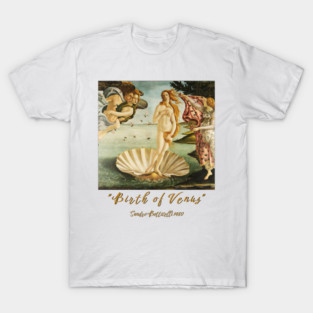 Birth of Venus by Botticelli, Classic Art, Feminine T-Shirt