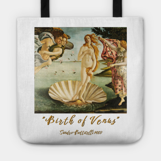 Birth of Venus by Botticelli, Classic Art, Feminine Tote by Art2Wear