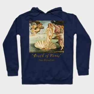 Birth of Venus by Botticelli, Classic Art, Feminine Hoodie