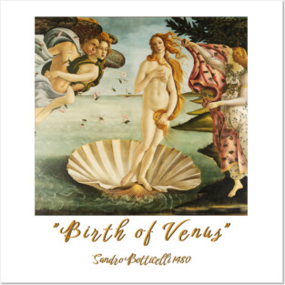 Birth of Venus by Botticelli, Classic Art, Feminine Posters and Art
