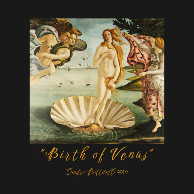 Birth of Venus by Botticelli, Classic Art, Feminine by Art2Wear