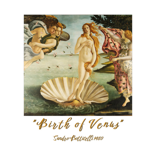 Birth of Venus by Botticelli, Classic Art, Feminine by Art2Wear