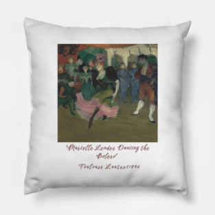 Henri de Toulouse-Lautrec Art, Marcelle Lender Dancing Pillow