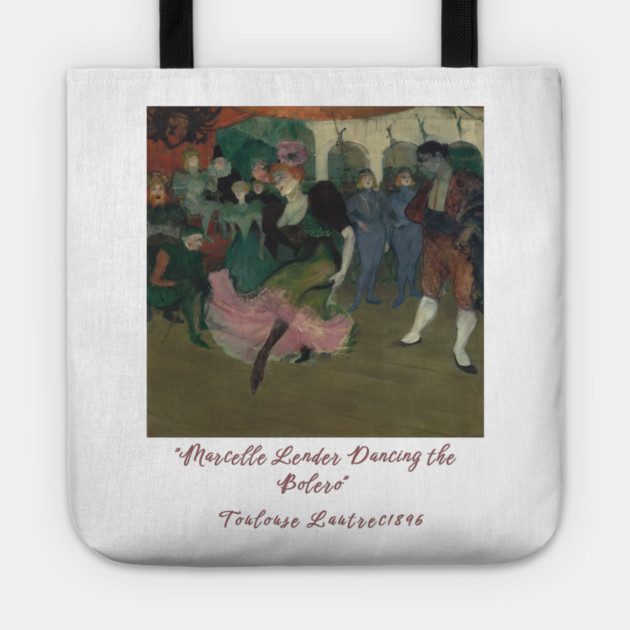 Henri de Toulouse-Lautrec Art, Marcelle Lender Dancing Tote by Art2Wear