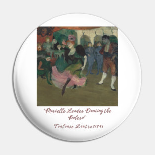 Henri de Toulouse-Lautrec Art, Marcelle Lender Dancing Pin