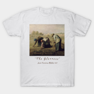 Jean-François Millet The Gleaners Artwork Design T-Shirt