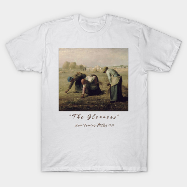 Jean-François Millet The Gleaners Artwork Design T-Shirt by Art2Wear