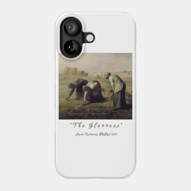 Jean-François Millet The Gleaners Artwork Design Phone Case by Art2Wear