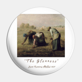 Jean-François Millet The Gleaners Artwork Design Pin