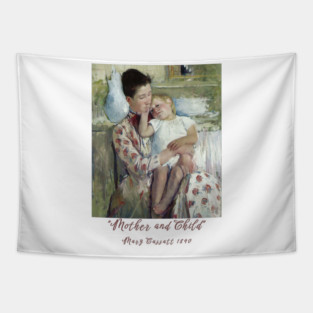 Mother and Child - Mary Cassatt Painting Classic Tapestry