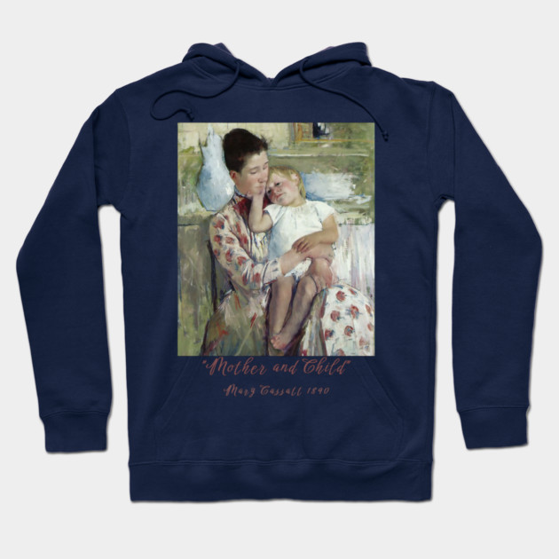 Mother and Child - Mary Cassatt Painting Classic Hoodie by Art2Wear