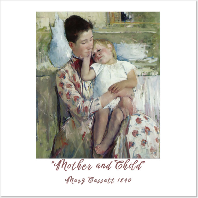 Mother and Child - Mary Cassatt Painting Classic Wall Art by Art2Wear