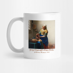 Young Woman with a Water Pitcher - Vermeer Classic Mug