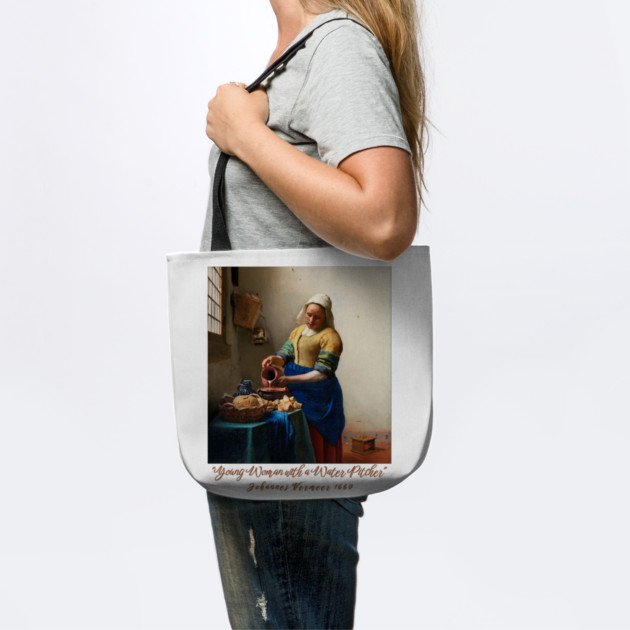 Young Woman with a Water Pitcher - Vermeer Classic by Art2Wear