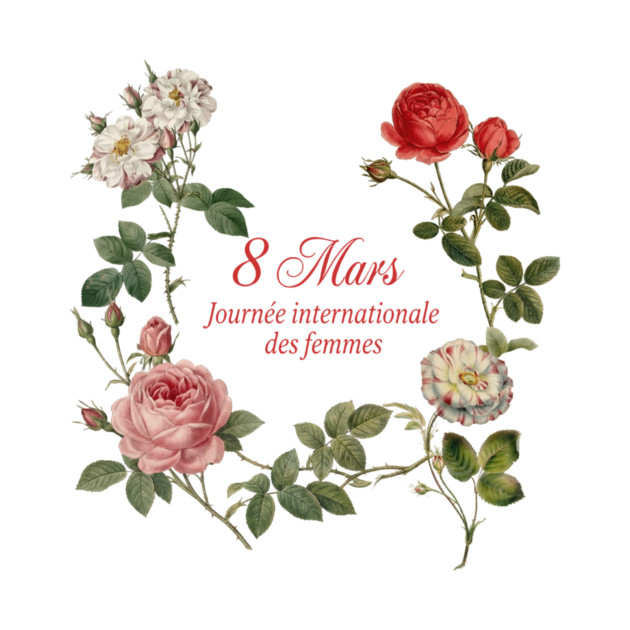 Celebrate International Women's Day Floral Design by Art2Wear