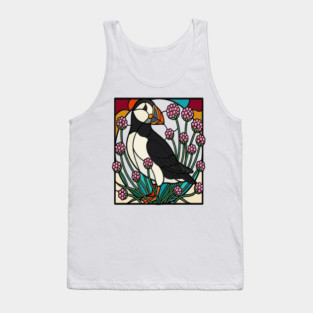 Atlantic Puffin Coastal Nature Design Tank Top