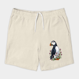 Northern Puffin Coastal Nature Art Shorts