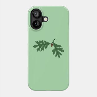 Vintage Oak Leaves & Acorn – Woodland Botanical Design Phone Case